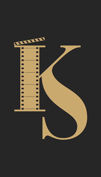KS - Personal Logo branding design film video editor graphic design logo