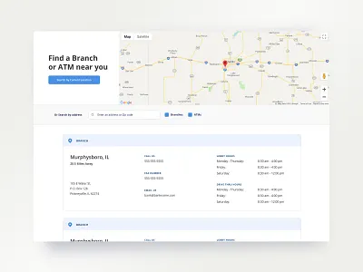 Location finder Mockup landing landingpage location maps mockup splash page ui uidesign uiux ux