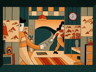 An Interior for Mikkeller art branding color design drawing graphic hand drawn home illustration interior