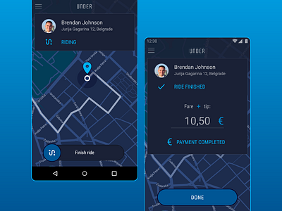 Taxi App for Drivers android android app design app branding design icon logo mobile mobile app mobile app design mobile design mobile device mobile ui product design taxi taxi app ui ui design ux ux design