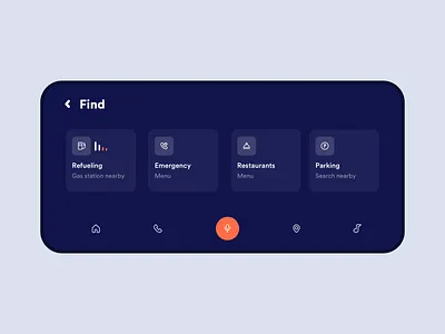 Find Parking - Car mode app car clean emergency find finder font food ios johnyvino mobile paper parking parking app parking lot refuel restaurant search ui ux