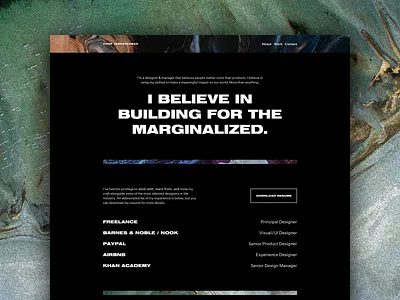 Portfolio Update photography portfolio texture typography unsplash