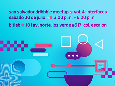 San Salvador Dribbble Meetup Vol. 4 bitlab dribbble meetup el salvador meetup san salvador