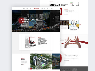 Megapolitan_Company Profile landing ui user inteface web webdesign webpage website