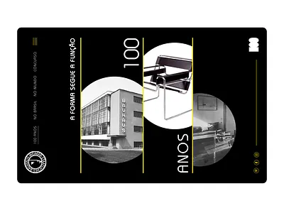 Bauhaus 100 anos bauhaus100 desenhar design dribbble landing page logo photoshop