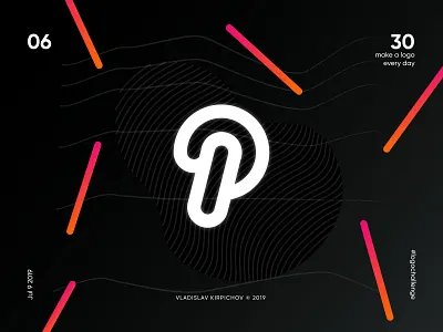 #6 p logomark branding design illustrator logo logotype photoshop sturtup typography