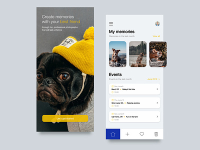 Best Friends app typography ui ux
