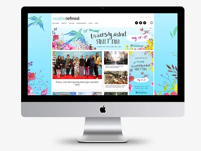 University District Street Fair for Seattle Refined design marketing