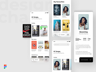Design Challenge - Figma Prototype app design download figma interface interfaces minimal mobile prototype ui web