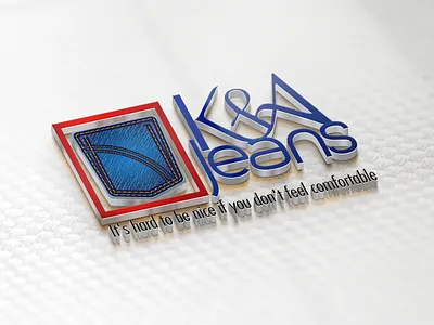 Logo 62 For Jeans Company animation art blue brand branding character clean design flat icon identity illustration illustrator lettering logo minimal photoshop type typography vector