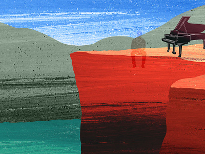 Pied Piper digital art digital illustration drawing illustration art imagination listen lose pastel colors pianist piano song taehyung 그림 디지털 아트 피아노 피아니스트