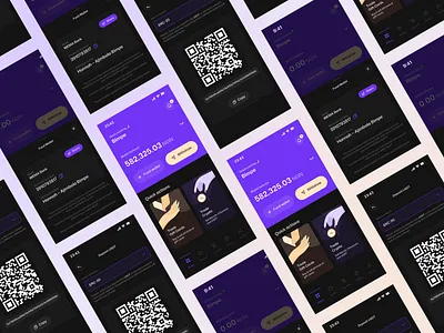 Hannah® - Dark mode app branding dark mode fintech illustration logo ui uidesign ux uxdesignmastery vector