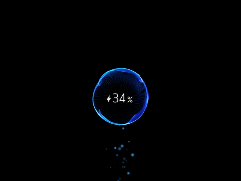 Charging Motion design gif motion ui