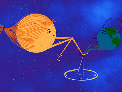 Soltstice day illustration illustrator art sun