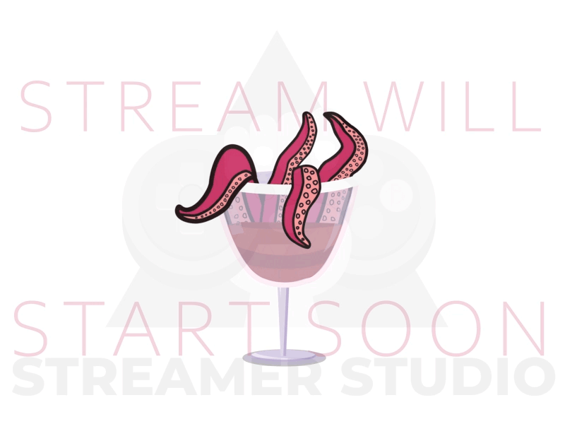 We don't recommend that you drink that wine. animation animation 2d animation after effects animation character illustration twitch twitch alert twitch customized twitch logo twitch.tv