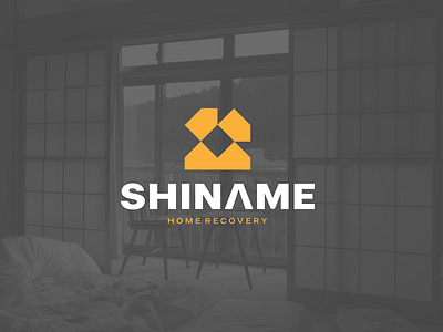 Shiname - Home Recovery abstract branding character design home icon illustration japanese logo recovery simple symbol vector visualbranding visuallogo