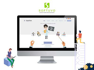 OpusTime design ui web website