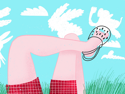 Summer mood illustrator illustration art sky