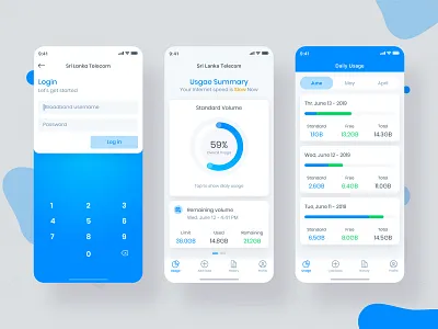 Internet Services App app apple concept design dribbble inspiration internet app ios iphone x mobile mobile app mockup ui ui design user interface userinterface ux