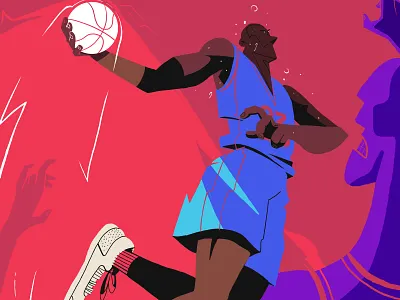 YAP -APP - Illustrated Sports adobe basket basketball digital drawing illustration photoshop sports