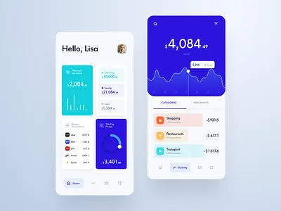 Budget Manager App app design finance ios mobile money money app ui uidesign ux