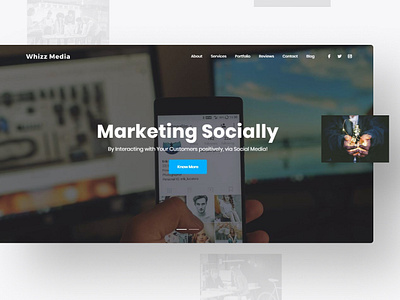 Whizz Media - Website UI/UX apploitte design soumeetra ui user experience user interface ux web design