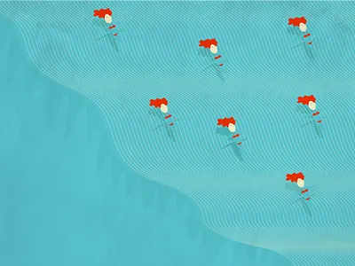 Water Bodies illustration vectors water wordplay