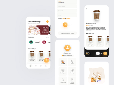 Coffeesum App app cuberto design dribbble graphics icons illustration interface ios landing logo mobile movie responsive service sketch ui ux web website