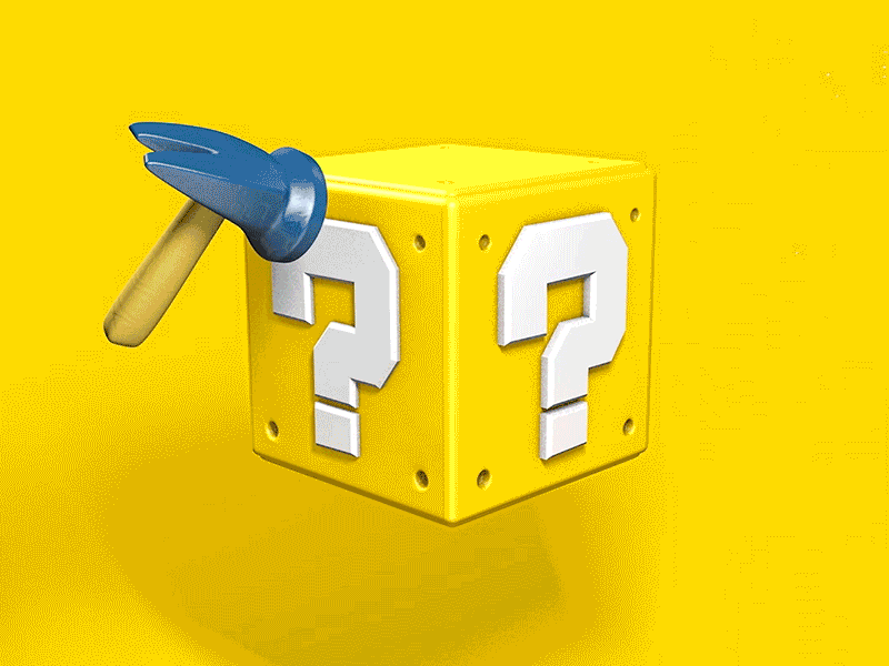 Mario Maker 3d 3d animation c4d construction hammer mario mariomaker motion motion design nintendo nintendoswitch thwomp warppipe