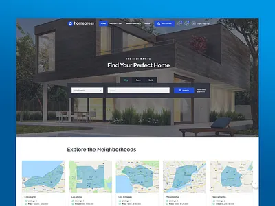 HomePress - Real Estate WordPress Theme business idx real estate real estate agency realestate theme themeforest website wordpress