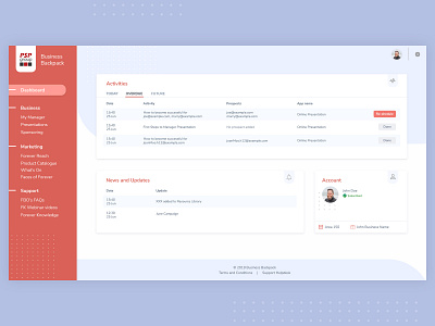 Business Dashboard app app design business clean concept dashboard dashboard design design digital light product ui ux web