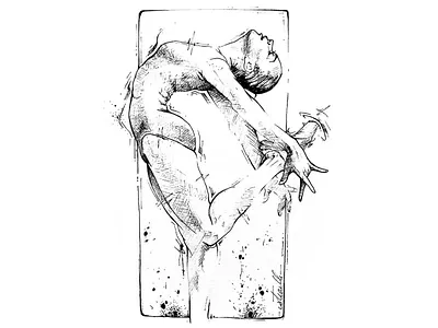 Ballet ballet curves dance dancer frame gesture ink lines pencil sexy sketchbook woman