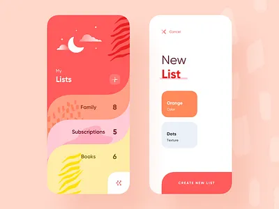 Lists Screen