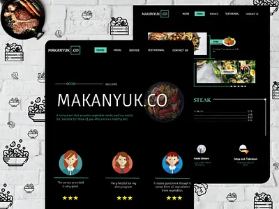 Yok makan yok mockups restaurant
