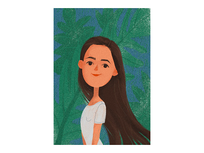 Angela's portrait adobe adobe photoshop art cartoon cartoon character cartoon illustration digital digital portrait digitalart illustration illustration art illustrator portrait sketching