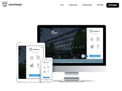 Conciergo Branding UX & UI branding corporate identity identity branding ui website