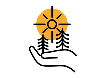 The Great Outdoors icon icondesign illustration logo logodesign nature outdoors