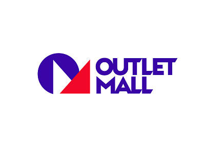 OM / Outlet Mall / V2 letter logo logotype mark monogram om symbol typography