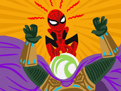 Spiderman Illustration color design drawing hero illustration procreate spider man spiderman superhero