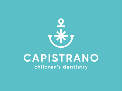 Capistrano Children's Dentistry anchor logo capistrano childrens dentist childrens dentistry dental care dental clinic dental logo dentist dentistry pediatric dentistry smile logo sparkle logo underwater logo