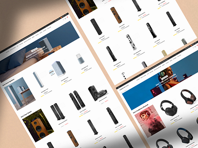 Energy Sistem Category devopensource e commerce ecommerce energy sistem magento ui uidesign ux uxdesign