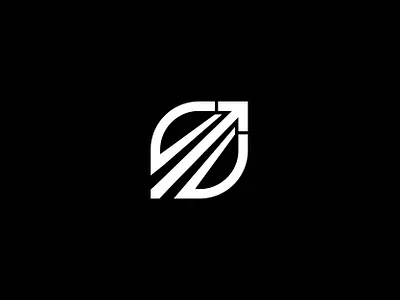 Leaf and Up Arrow abstract logo awesome logo leaf leaf up logo logo logo design logo inspiration memorable memorable logo minimal modern professional professional logo simple simple logo up arrow