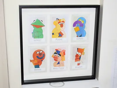 Minimal Muppets Framed