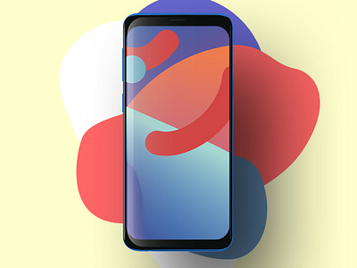 experimental | wallpaper for smartphone colorful colors digital experiment gradient graphic design smartphone ui vector