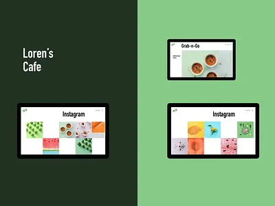 Cafe concept cafe clean fresh green interface restaurant ui uiux visual webdesign website