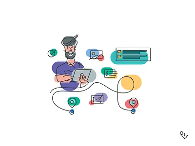 places az creative design icons illustration symbol vector