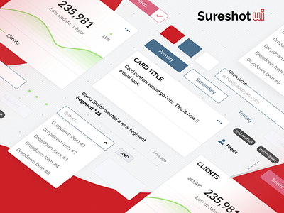Sureshot - UI Design System design system figma react tool tools ui ux