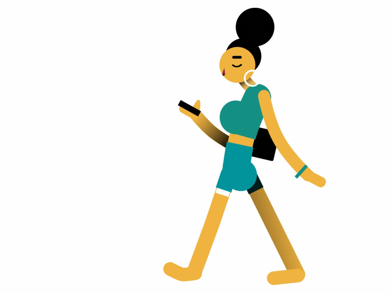 Bad Girl animation aftereffects animation bad girl girl illustration motion design motion graphics rubberhose