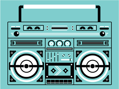 BOOM boombox hip hop jams music radio