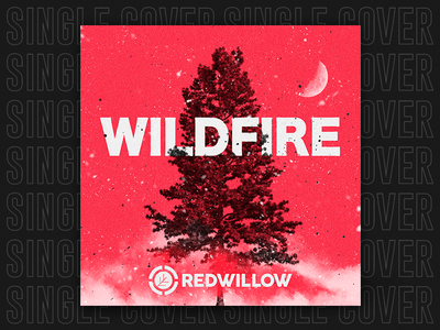 SINGLE | Wildfire album cover collage cover cover art design edm eletronic ep cover fire music music cover music design red single single art single cover song spotify spotify cover wildfire